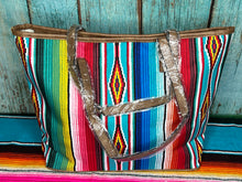 Load image into Gallery viewer, Serape ~ Leopard ~ Tote ~ Bag