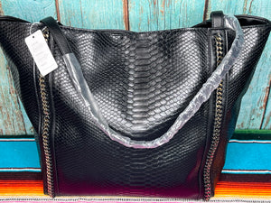 Croc ~ Embossed ~ Tote ~ Bag