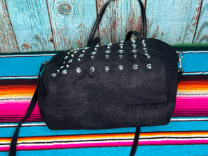 Studded ~ Black ~ Tote ~ Bag