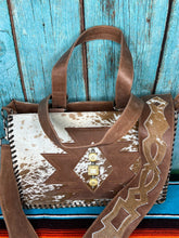 Load image into Gallery viewer, Hair ~ On ~ Hide ~ Leather ~ Satchel ~Bag