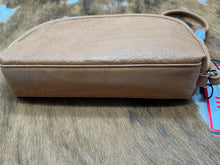 Load image into Gallery viewer, RFID ~ EMBOSSED ~ LEATHER ~ WRISTLET ~ NWT