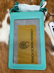 RFID ~ SLIM ~ PHONE ~ LEATHER ~ CROSSBODY ~ BAG