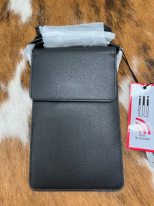 RFID ~ SLIM ~ PHONE ~ LEATHER ~ CROSSBODY ~ BAG