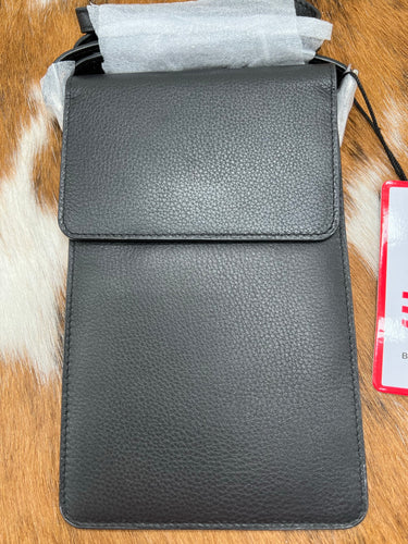 RFID ~ SLIM ~ PHONE ~ LEATHER ~ CROSSBODY ~ BAG