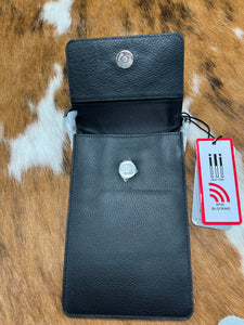 RFID ~ SLIM ~ PHONE ~ LEATHER ~ CROSSBODY ~ BAG