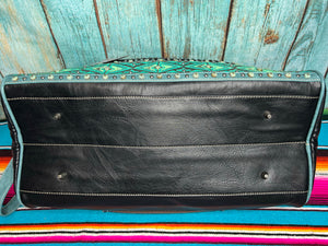 MONTANA WEST ~ BLACK ~ DUFFLE ~ BAG ~ WALLET ~ SET