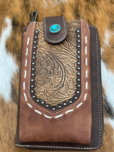 Montana West ~ Embossed ~ Phone ~ Crossbody ~ Wallet