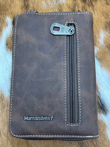 Montana West ~ Embossed ~ Phone ~ Crossbody ~ Wallet