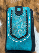 Load image into Gallery viewer, Montana West ~ Embossed ~ Phone ~ Crossbody ~ Wallet