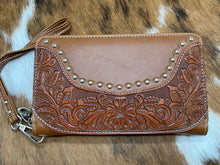 Load image into Gallery viewer, Montana West ~ Tooled ~ Wristlet ~ Wallet