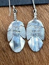 Load image into Gallery viewer, Feather ~ Sterling ~ Dangle ~ Earrings