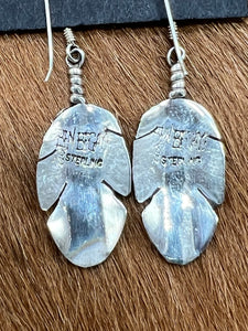 Feather ~ Sterling ~ Dangle ~ Earrings