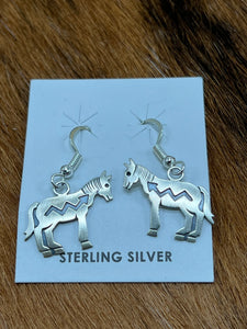 Horse ~ Sterling ~ Dangle ~ Earrings