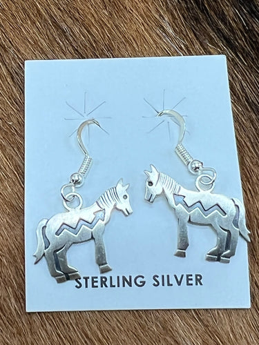 Horse ~ Sterling ~ Dangle ~ Earrings