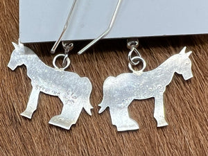 Horse ~ Sterling ~ Dangle ~ Earrings