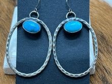 Load image into Gallery viewer, Turquoise ~ Sterling ~ Dangle ~ Earrings