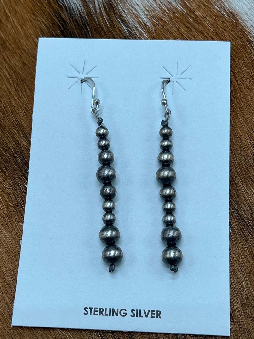 Bead ~ Sterling ~ Dangle ~ Earrings