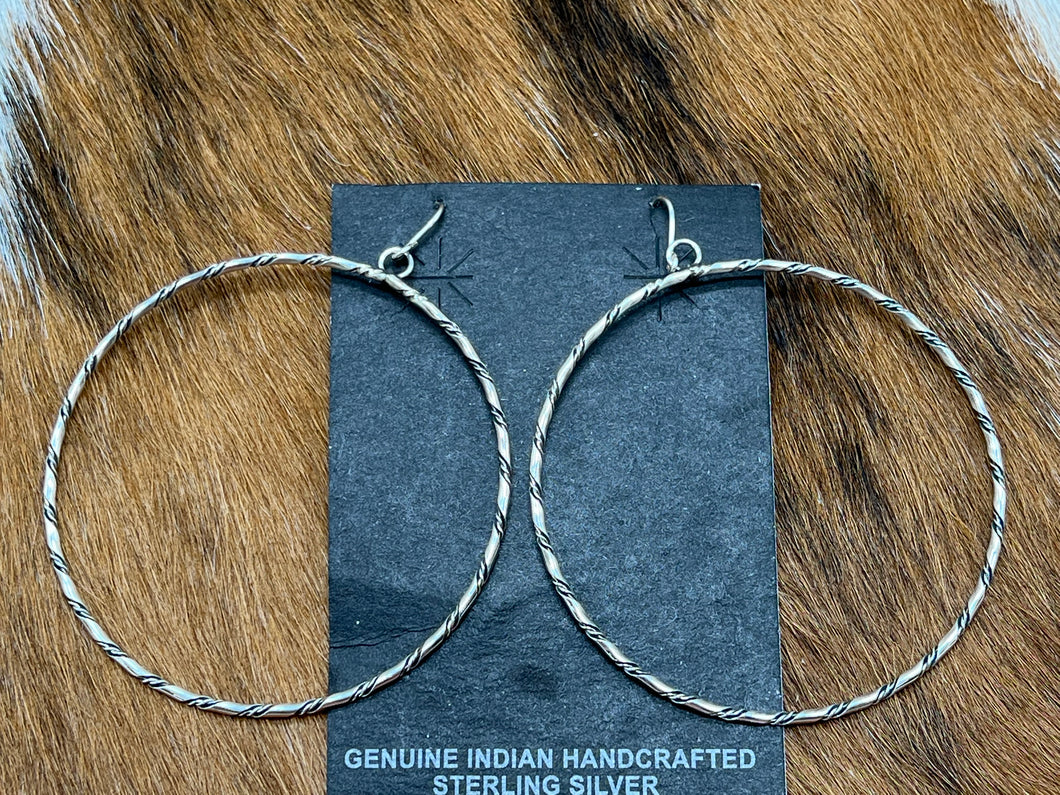 Sterling ~ Hoop ~ Earrings