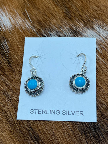 Turquoise ~ Sterling ~ Dangle ~ Earrings