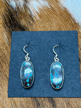 Load image into Gallery viewer, Turquoise ~ Sterling ~ Dangle ~ Earrings