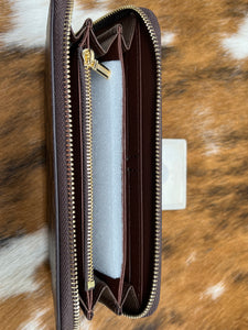 Brown ~ Inspired ~ Wristlet ~ Wallet