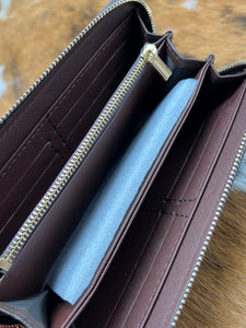 Brown ~ Inspired ~ Wristlet ~ Wallet