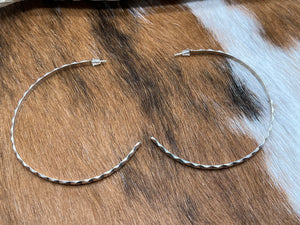 Sterling ~ Hoop ~ Earrings