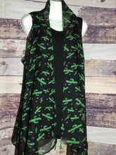 Load image into Gallery viewer, Women&#39;s ~ Sleeveless ~ Cactus ~ Kimono (OS)