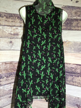 Load image into Gallery viewer, Women&#39;s ~ Sleeveless ~ Cactus ~ Kimono (OS)