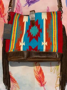 American Darling ~  Blanket ~ Leather ~ Fringe ~Bag