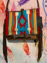 Load image into Gallery viewer, American Darling ~  Blanket ~ Leather ~ Fringe ~Bag