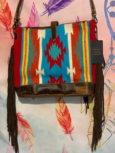 American Darling ~  Blanket ~ Leather ~ Fringe ~Bag