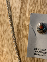 Load image into Gallery viewer, Bear Paw ~ Coral ~ Sterling Silver ~ Necklace ~ Set