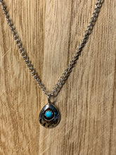 Load image into Gallery viewer, Bear Paw ~ Turquoise ~ Sterling Silver ~ Necklace Set