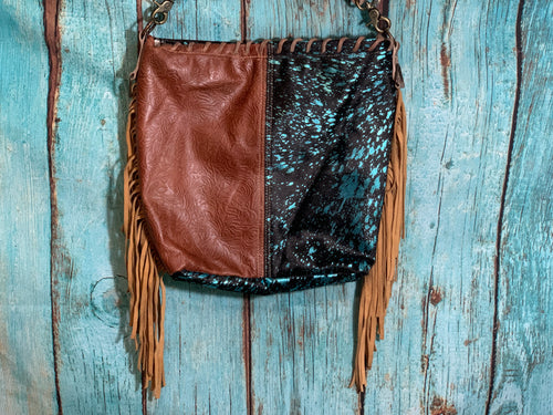 Hair-On-Hide ~ Fringe ~ Shoulder~ Bag