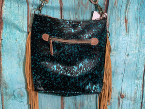 Hair-On-Hide ~ Fringe ~ Shoulder~ Bag