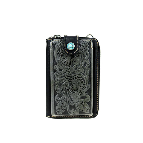 Montana West ~ Tooled ~ Phone ~ Crossbody ~ Wallet