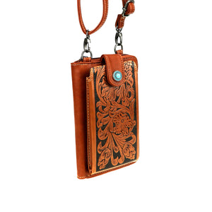 Montana West ~ Tooled ~ Phone ~ Crossbody ~ Wallet