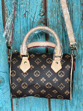 Load image into Gallery viewer, Small ~ Brown ~ Monogram ~ Inspired Speedy Style ~ Purse