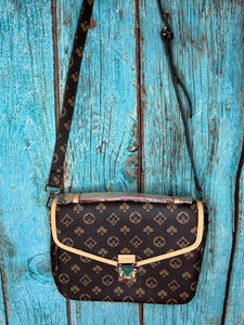 Brown ~ Monogram ~ Inspired ~ Purse