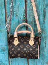 Load image into Gallery viewer, Small ~ Brown ~ Monogram ~ Inspired Speedy Style ~ Purse