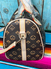 Load image into Gallery viewer, Medium ~ Brown ~ Monogram ~ Inspired Speedy Style ~ Purse