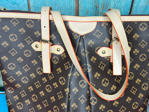 Brown ~ Monogram ~ Inspired ~ Tote