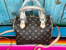 Load image into Gallery viewer, Medium ~ Brown ~ Monogram ~ Inspired Speedy Style ~ Purse