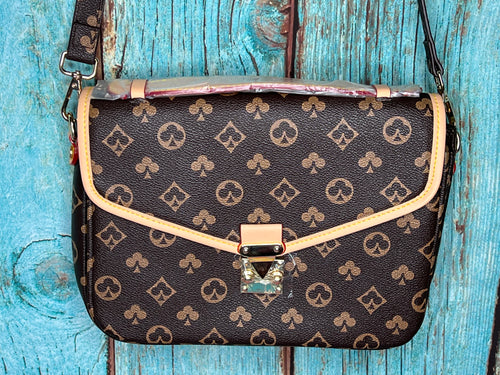 Brown ~ Monogram ~ Inspired ~ Purse