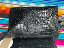 Load image into Gallery viewer, Black ~ Croc ~ Vegan ~ Leather ~ Bag ~ Set