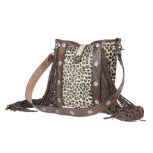 Load image into Gallery viewer, Myra ~ Leopard ~ Hair-On-Hide ~ Leather ~ Fringe ~Bag