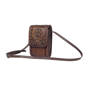 Myra~ Tooled Leather ~ Crossbody ~ Bag