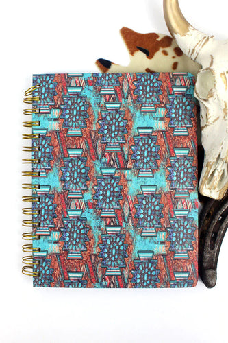 Turquoise Cluster ~ Hardcover ~ Journal