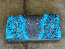 Load image into Gallery viewer, Montana West ~ Tooled ~ Wristlet ~ Wallet